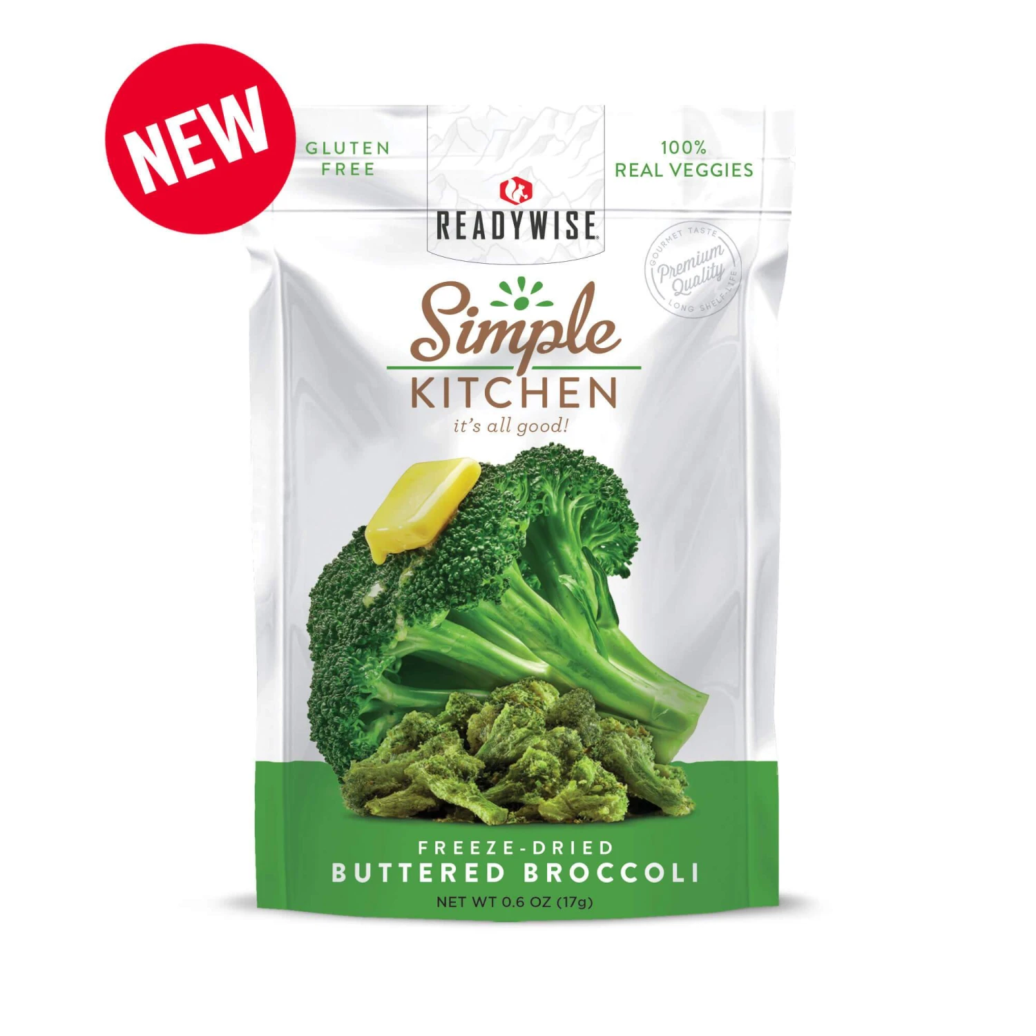 ReadyWise Simple Kitchen Buttered Broccoli - 6 Pack 2 ReadyWise Simple Kitchen Buttered Broccoli - 6 Pack