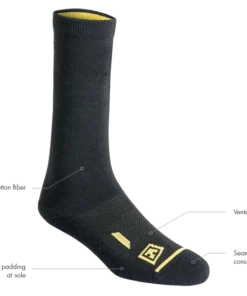 FIRST TACTICAL COTTON 6" DUTY SOCK 3-PACK 5 FIRST TACTICAL COTTON 6