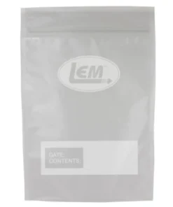 Food & Food Storage LEM ZIPPER TOP VACUUM BAGS - 8" X 12" QUART SIZE
