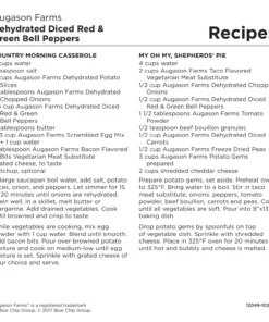 Augason Farms Dehydrated Diced Red & Green Bell Peppers 18 Augason Farms Dehydrated Diced Red & Green Bell Peppers