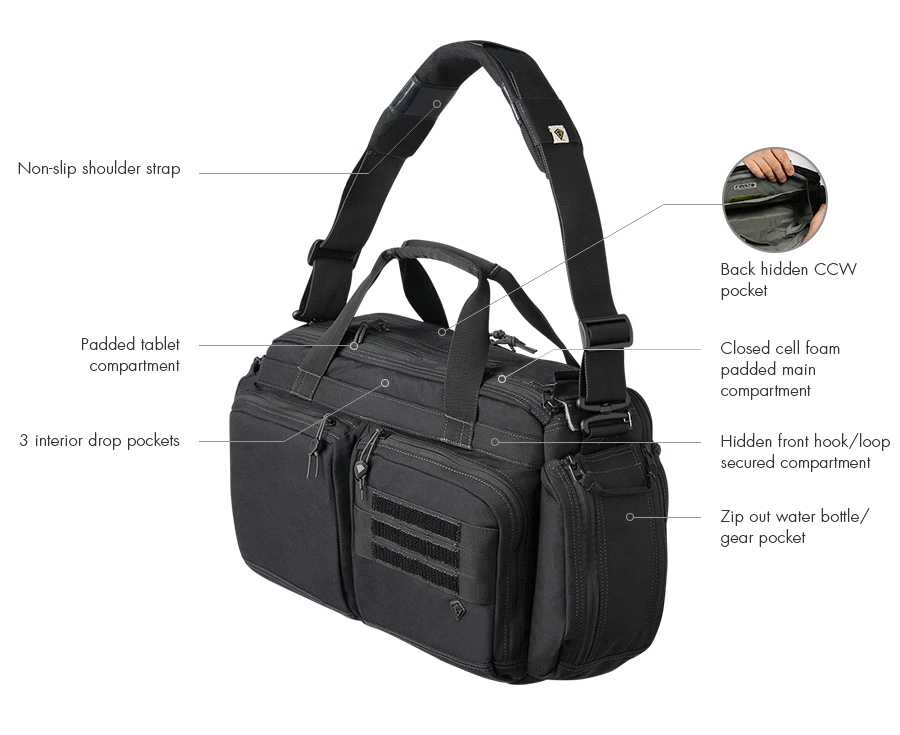 Gear FIRST TACTICAL EXECUTIVE BRIEFCASE 5 Gear FIRST TACTICAL EXECUTIVE BRIEFCASE