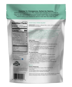 Augason Farms Vegetable Stew Blend Pouch Food & Food Storage
