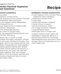 Augason Farms Chicken Flavored Vegetarian Meat Substitute Food & Food Storage 17 Augason Farms Chicken Flavored Vegetarian Meat Substitute Food & Food Storage