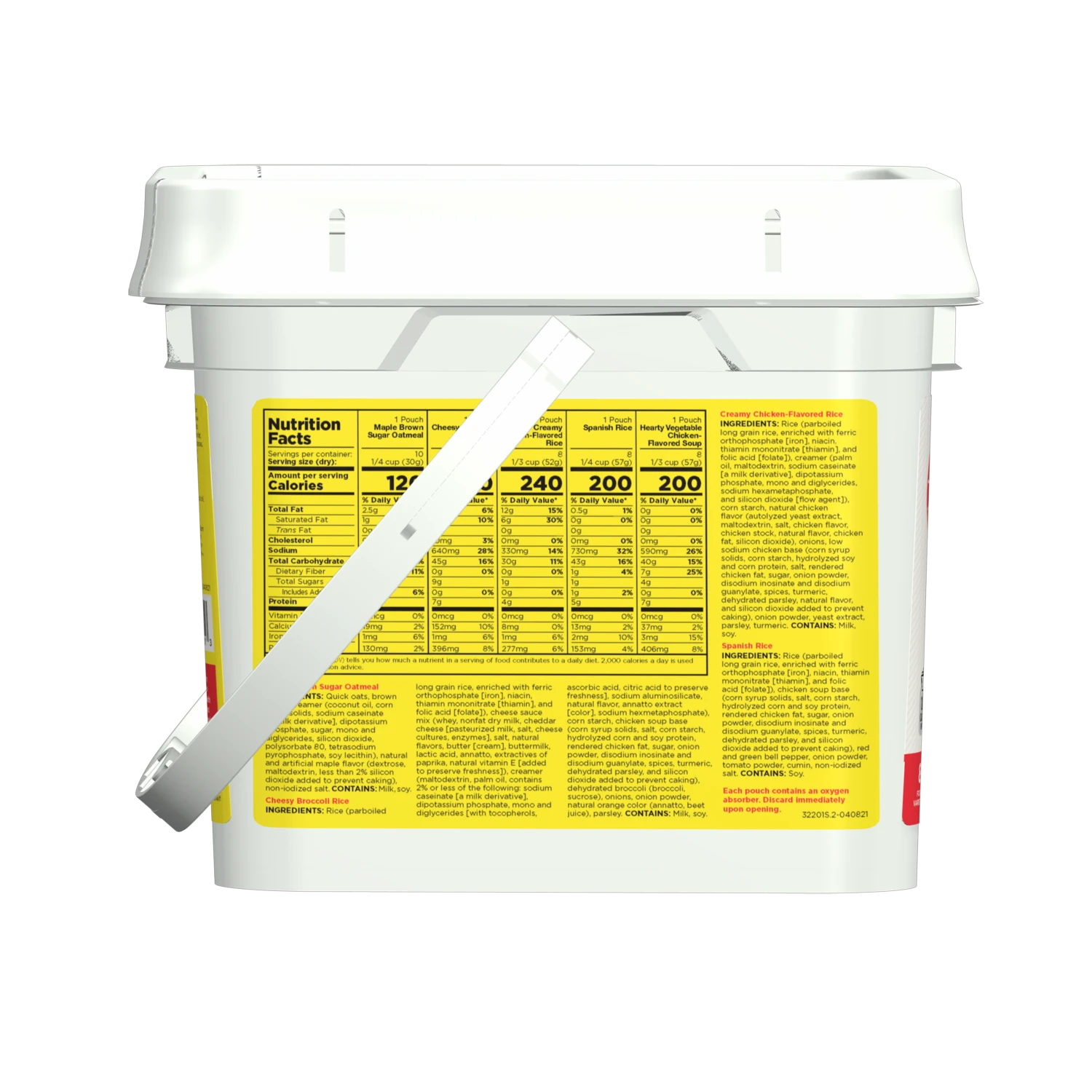 Augason Farms 1-Week 1-Person Emergency Food Pail 4 Augason Farms 1-Week 1-Person Emergency Food Pail