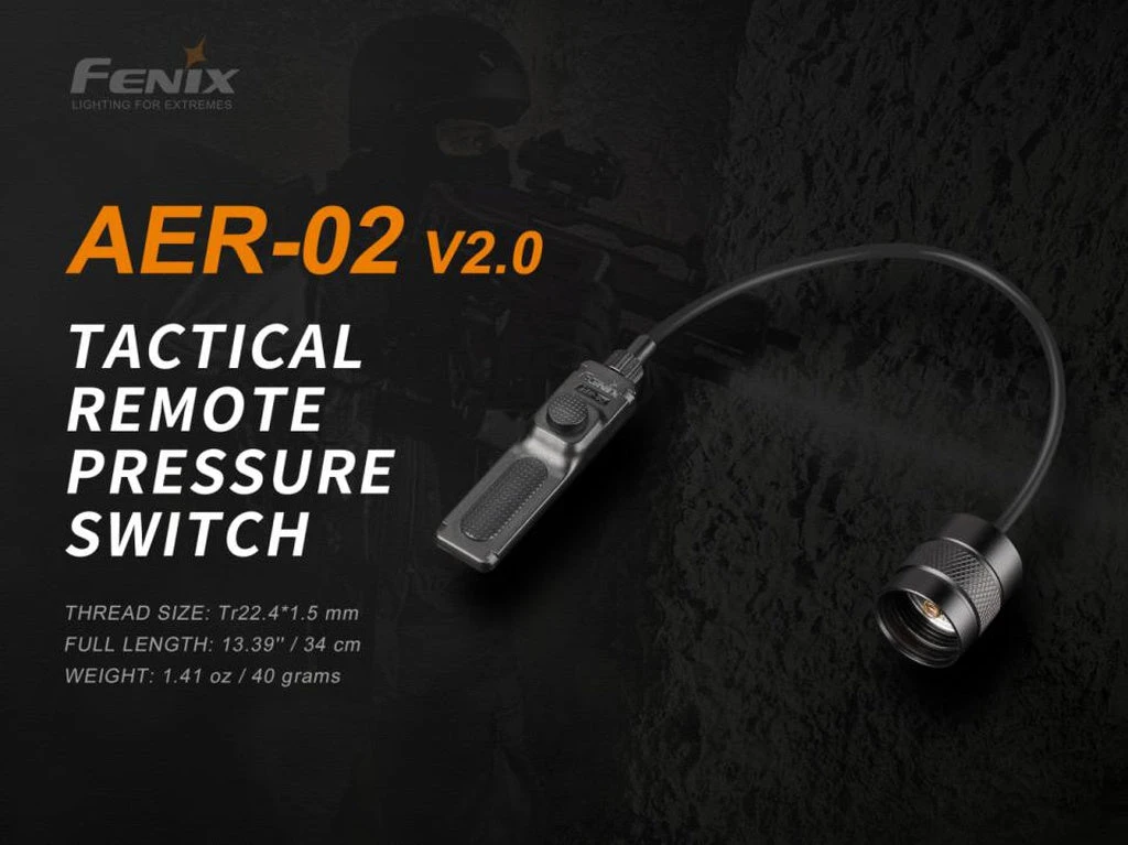 Fenix Lights FENIX AER-02 V 2.0 Remote Pressure Switch 2 Fenix Lights FENIX AER-02 V 2.0 Remote Pressure Switch