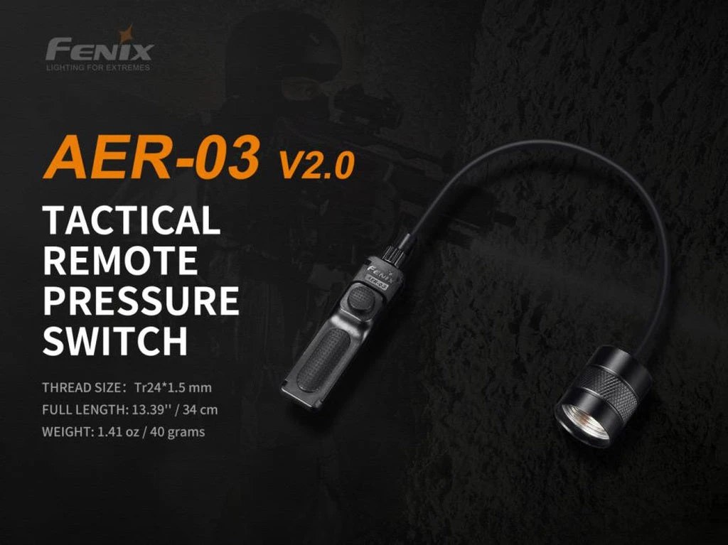 Fenix AER-03 V2.0 Tactical Remote Pressure Switch Fenix Lights 2 Fenix AER-03 V2.0 Tactical Remote Pressure Switch Fenix Lights