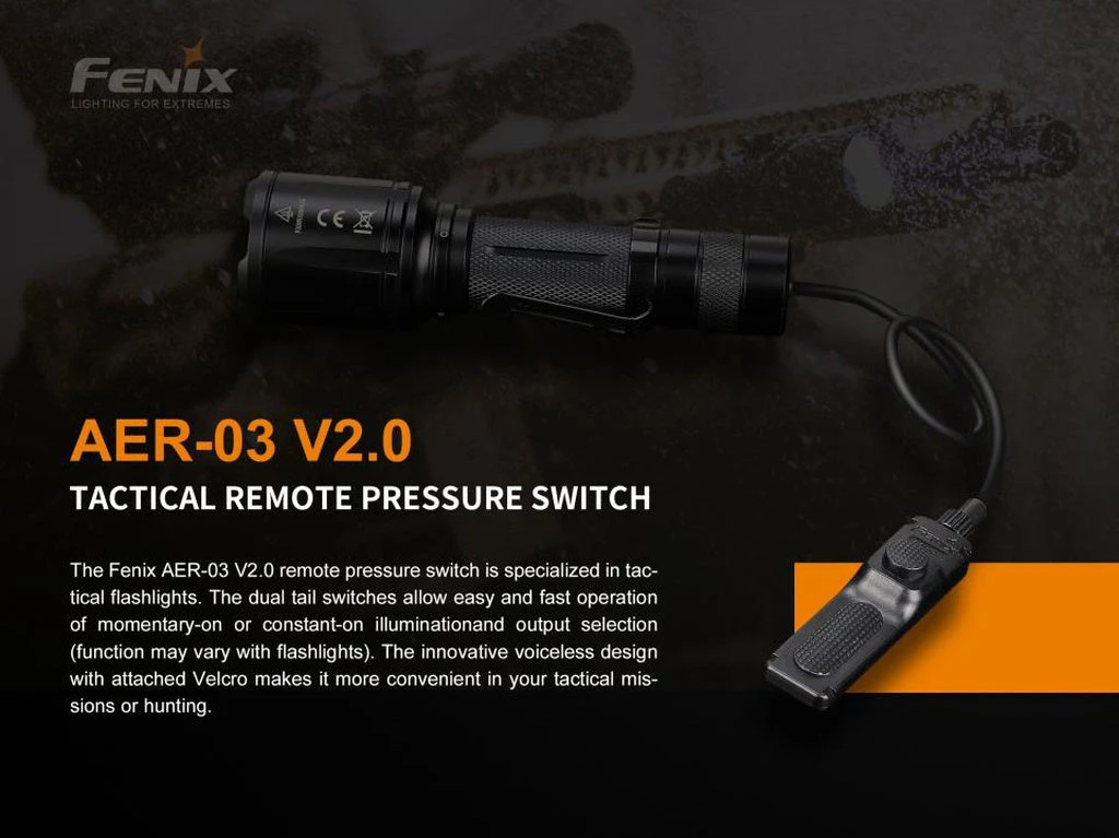 Fenix AER-03 V2.0 Tactical Remote Pressure Switch Fenix Lights 3 Fenix AER-03 V2.0 Tactical Remote Pressure Switch Fenix Lights