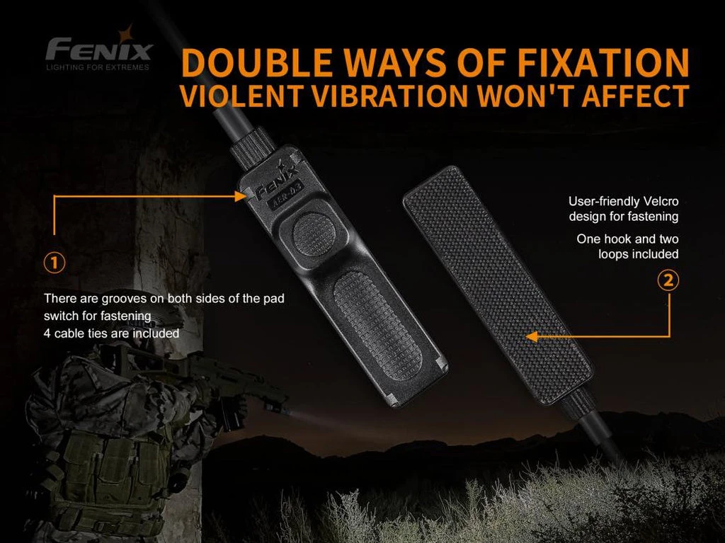 Fenix AER-03 V2.0 Tactical Remote Pressure Switch Fenix Lights 5 Fenix AER-03 V2.0 Tactical Remote Pressure Switch Fenix Lights