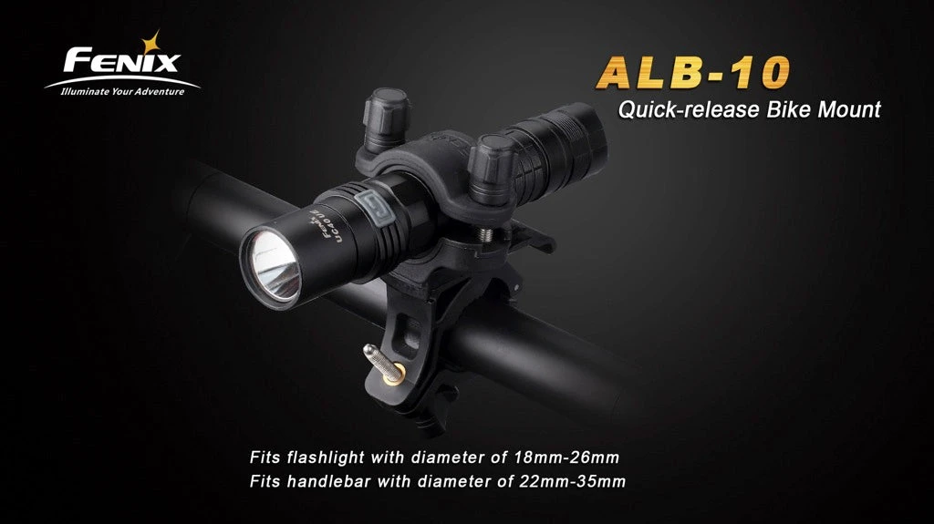 FENIX ALB-10 QUICK-RELEASE BIKE MOUNT Fenix Lights 6 FENIX ALB-10 QUICK-RELEASE BIKE MOUNT Fenix Lights