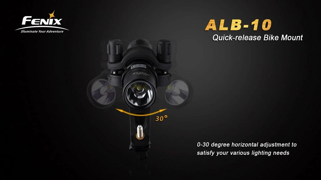 FENIX ALB-10 QUICK-RELEASE BIKE MOUNT Fenix Lights 7 FENIX ALB-10 QUICK-RELEASE BIKE MOUNT Fenix Lights