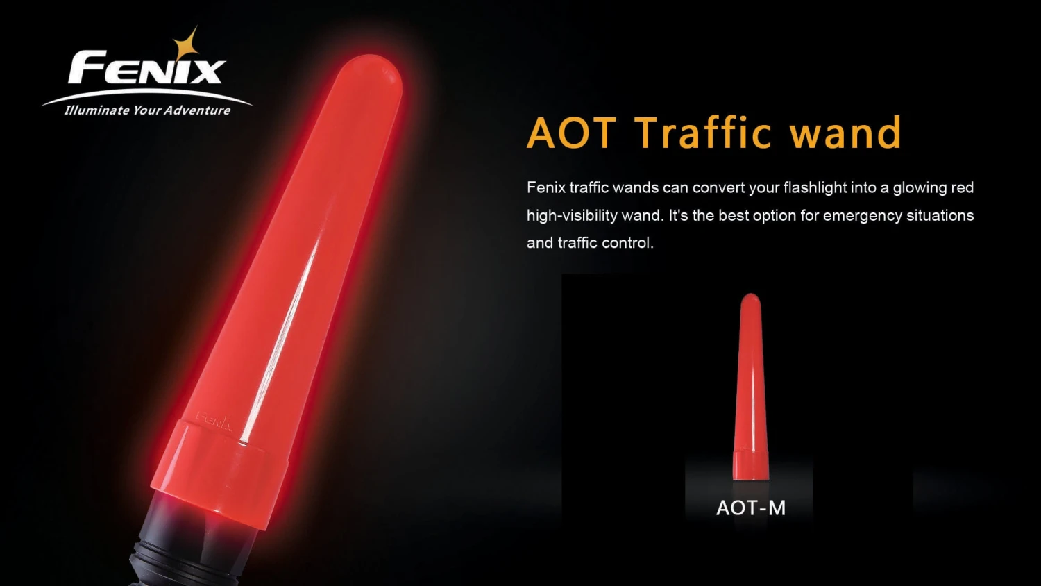 Fenix Lights FENIX AOT-M TRAFFIC WAND MEDIUM 2 Fenix Lights FENIX AOT-M TRAFFIC WAND MEDIUM