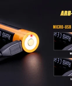 Fenix Lights Fenix ARB-L14 1600U 14500 1.5V Li-ion Build-In USB Charging Port Rechargeable Battery 10 Fenix Lights Fenix ARB-L14 1600U 14500 1.5V Li-ion Build-In USB Charging Port Rechargeable Battery
