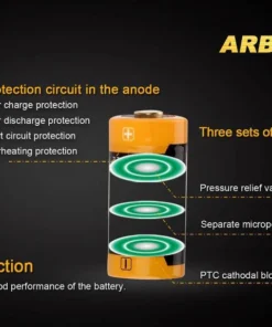 Fenix Lights FENIX ARB-L16 700 16340 LI-ION RECHARGEABLE BATTERY 9 Fenix Lights FENIX ARB-L16 700 16340 LI-ION RECHARGEABLE BATTERY