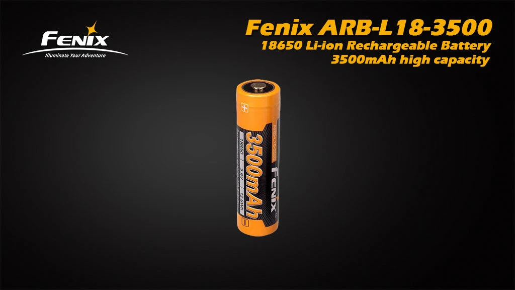 Fenix Lights FENIX ARB-L18 3500 18650 LI-ION RECHARGEABLE BATTERY 8 Fenix Lights FENIX ARB-L18 3500 18650 LI-ION RECHARGEABLE BATTERY
