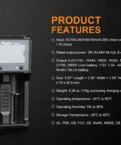 FENIX ARE-A2 SMART BATTERY CHARGER 14 FENIX ARE-A2 SMART BATTERY CHARGER