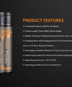 FENIX ARE-X11 SINGLE 18650 BATTERY CHARGING KIT Fenix Lights 17 FENIX ARE-X11 SINGLE 18650 BATTERY CHARGING KIT Fenix Lights