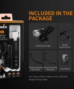 Gear FENIX BC25R RECHARGEABLE BIKE LIGHT