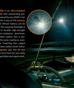 FENIX E18R 750 LUMENS RECHARGEABLE EDC FLASHLIGHT Flashlights 28 FENIX E18R 750 LUMENS RECHARGEABLE EDC FLASHLIGHT Flashlights