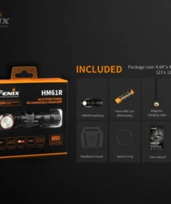 FENIX HM61R MULTIFUNCTIONAL RECHARGEABLE HEADLAMP Headlamps 17 FENIX HM61R MULTIFUNCTIONAL RECHARGEABLE HEADLAMP Headlamps