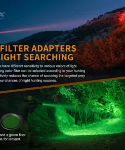 FENIX HT18 1500 LUMENS LONG RANGE FLASHLIGHT