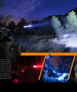 FENIX HT18 1500 LUMENS LONG RANGE FLASHLIGHT