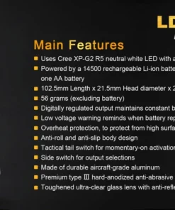 FENIX LD12 320 LUMENS EDC POCKET FLASHLIGHT Flashlights