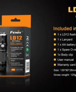 FENIX LD12 320 LUMENS EDC POCKET FLASHLIGHT Flashlights
