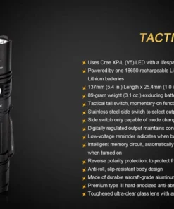 FENIX PD35TAC 1000 LUMENS TACTICAL POCKET FLASHLIGHT Flashlights