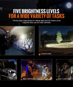 FENIX TK20R V2.0 3000 LUMENS RECHARGEABLE TAC FLASHLIGHT