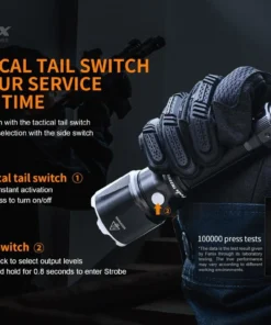 FENIX TK22UE HIGH-PERFORMANCE RECHARGEABLE FLASHLIGHT - 1600 LUMENS