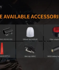 FENIX TK22UE HIGH-PERFORMANCE RECHARGEABLE FLASHLIGHT - 1600 LUMENS