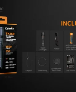 FENIX TK26R 1500 LUMENS LAW ENFORCEMENT TACTICAL FLASHLIGHT Flashlights