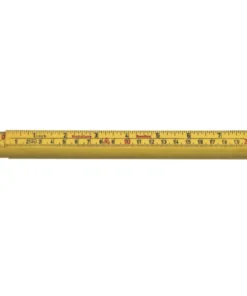 Hultafors Fibreglass Folding Rule G61 — 1m, 6 Sections