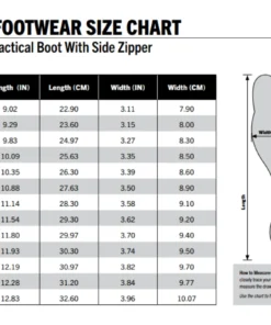 Rothco Forced Entry Tactical Boot With Side Zipper / 8
