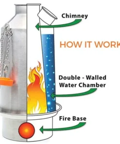 Kelly Kettle Scout Whistle Kettle - 1.2 L Gear 9 Kelly Kettle Scout Whistle Kettle - 1.2 L Gear