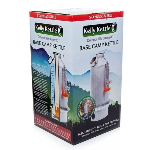 Kelly Kettle Base Camp Whistle Kettle - 1.6 L Gear 5 Kelly Kettle Base Camp Whistle Kettle - 1.6 L Gear
