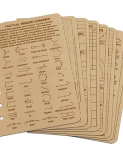 Waterproof Notebooks Rite In The Rain Weatherproof Tactical Reference Card Set, 4.625 In. X 7 In.