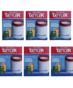 Food & Food Storage Tattler Multi-Size Reusable Canning Lids With Rings - Trial Pack (72 Lids)
