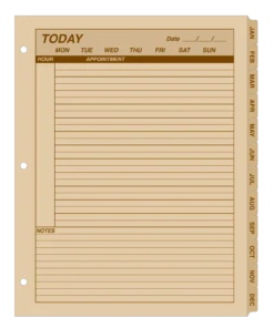 Rite In The Rain Weatherproof Daily Calendar Set 8.5 In. X 11 In. Waterproof Notebooks