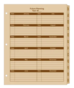 Rite In The Rain Weatherproof Daily Calendar Set 8.5 In. X 11 In. Waterproof Notebooks 8 Rite In The Rain Weatherproof Daily Calendar Set 8.5 In. X 11 In. Waterproof Notebooks