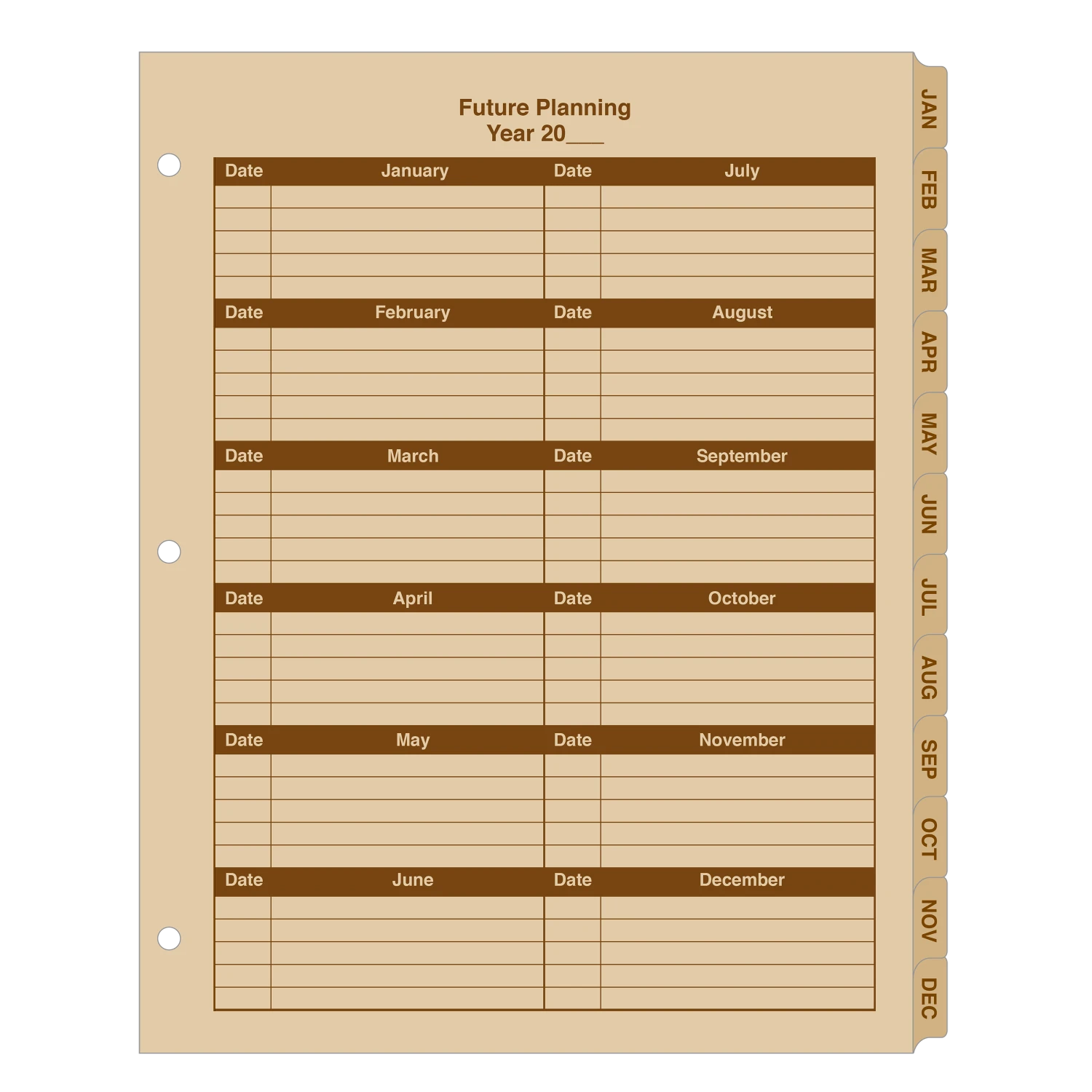 Rite In The Rain Weatherproof Daily Calendar Set 8.5 In. X 11 In. Waterproof Notebooks 3 Rite In The Rain Weatherproof Daily Calendar Set 8.5 In. X 11 In. Waterproof Notebooks