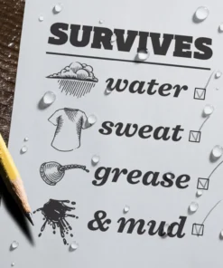 Waterproof Notebooks Rite In The Rain Weatherproof Legal Pad, 8.5 In. X 11 In. - 3 Pack