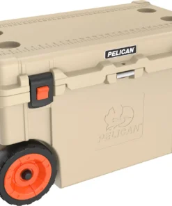 Coolers Pelican 80QT Elite Wheeled Cooler - Tan/Orange