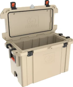 Pelican 95QT Elite Cooler - Tan/Orange