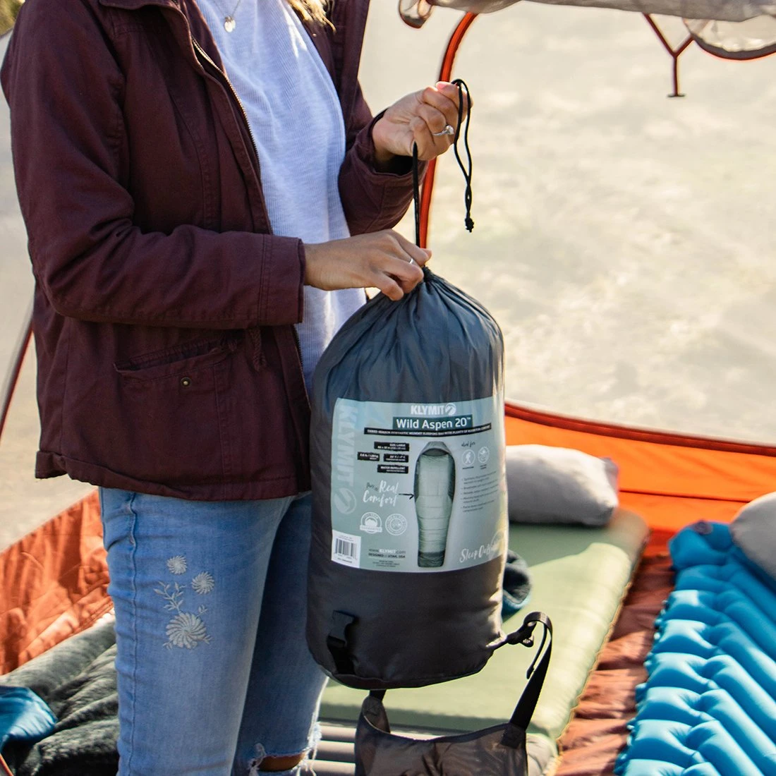 Klymit Wild Aspen 20 Sleeping Bag Camping & Hunting 5 Klymit Wild Aspen 20 Sleeping Bag Camping & Hunting