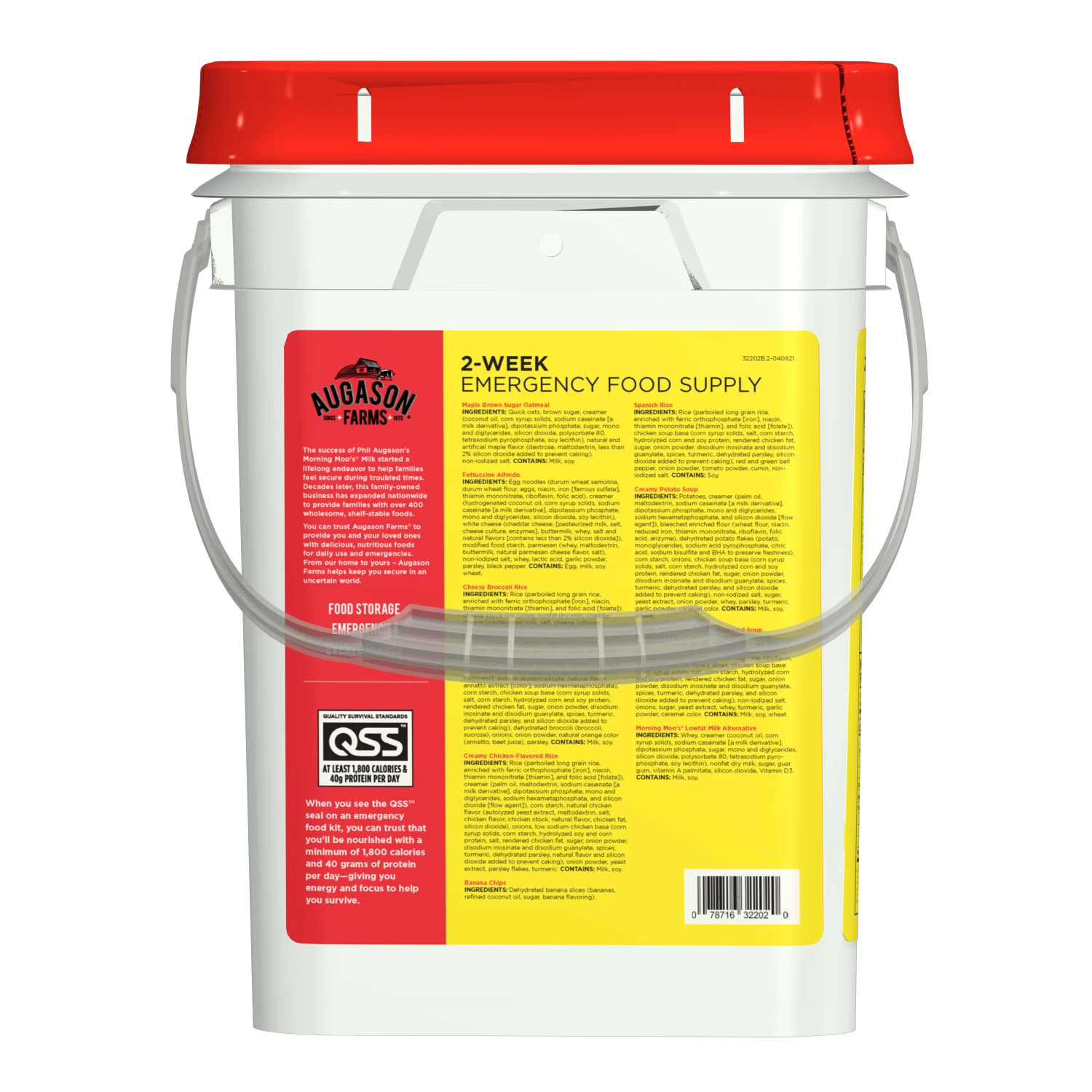 Augason Farms 2-Week 1-Person Emergency Food Pail 2 Augason Farms 2-Week 1-Person Emergency Food Pail