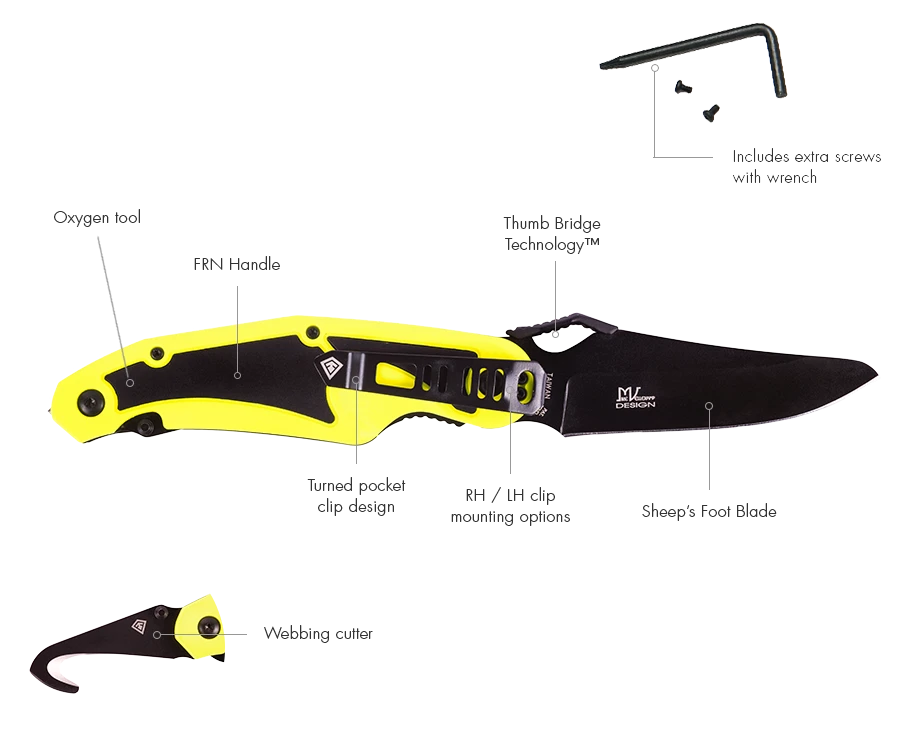 FIRST TACTICAL SIDEWINDER SAFETY KNIFE Gear 8 FIRST TACTICAL SIDEWINDER SAFETY KNIFE Gear