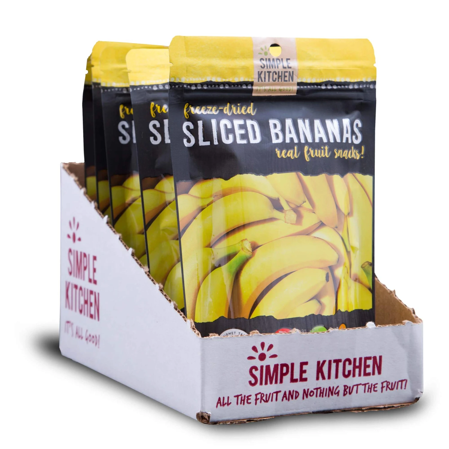 ReadyWise Simple Kitchen Freeze-Dried Bananas - 6 Pack Food & Food Storage 4 ReadyWise Simple Kitchen Freeze-Dried Bananas - 6 Pack Food & Food Storage