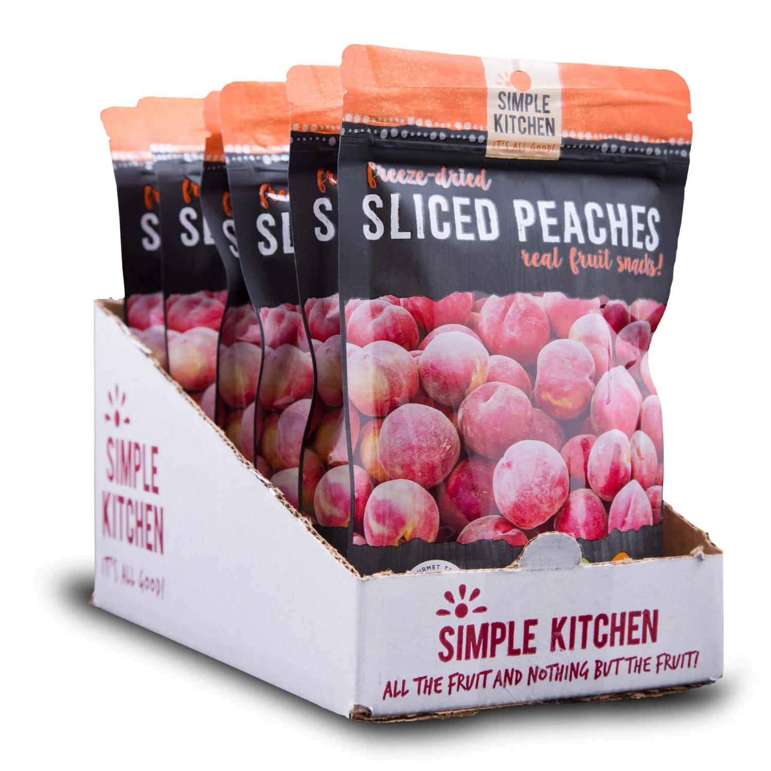 ReadyWise Simple Kitchen Freeze-Dried Peaches - 6 Pack Food & Food Storage 4 ReadyWise Simple Kitchen Freeze-Dried Peaches - 6 Pack Food & Food Storage