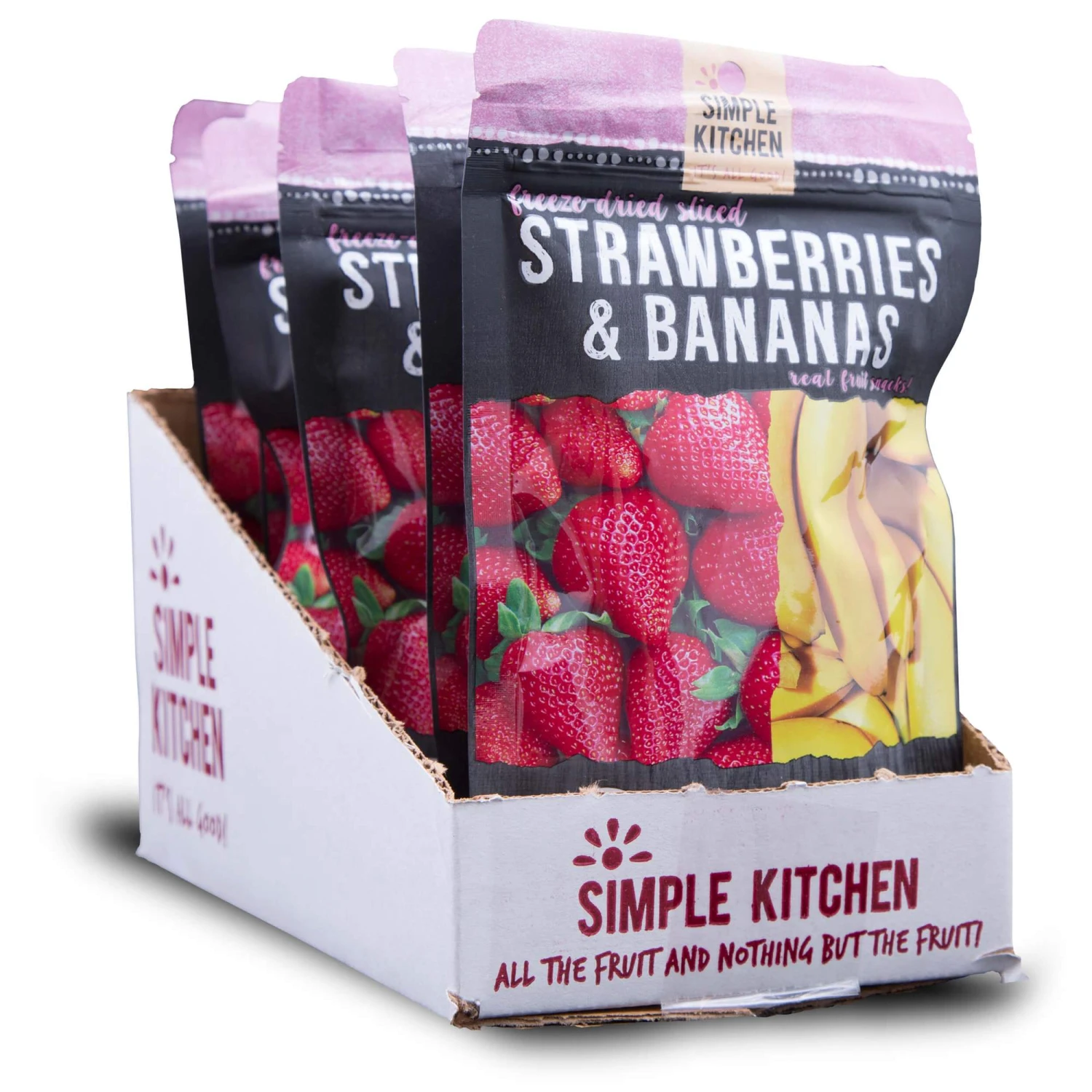 ReadyWise Simple Kitchen Freeze-Dried Strawberries & Bananas - 6 Pack 4 ReadyWise Simple Kitchen Freeze-Dried Strawberries & Bananas - 6 Pack